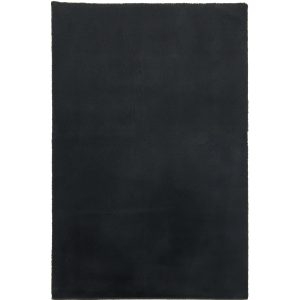 Fluffy Vloerkleed Black 80x150CM