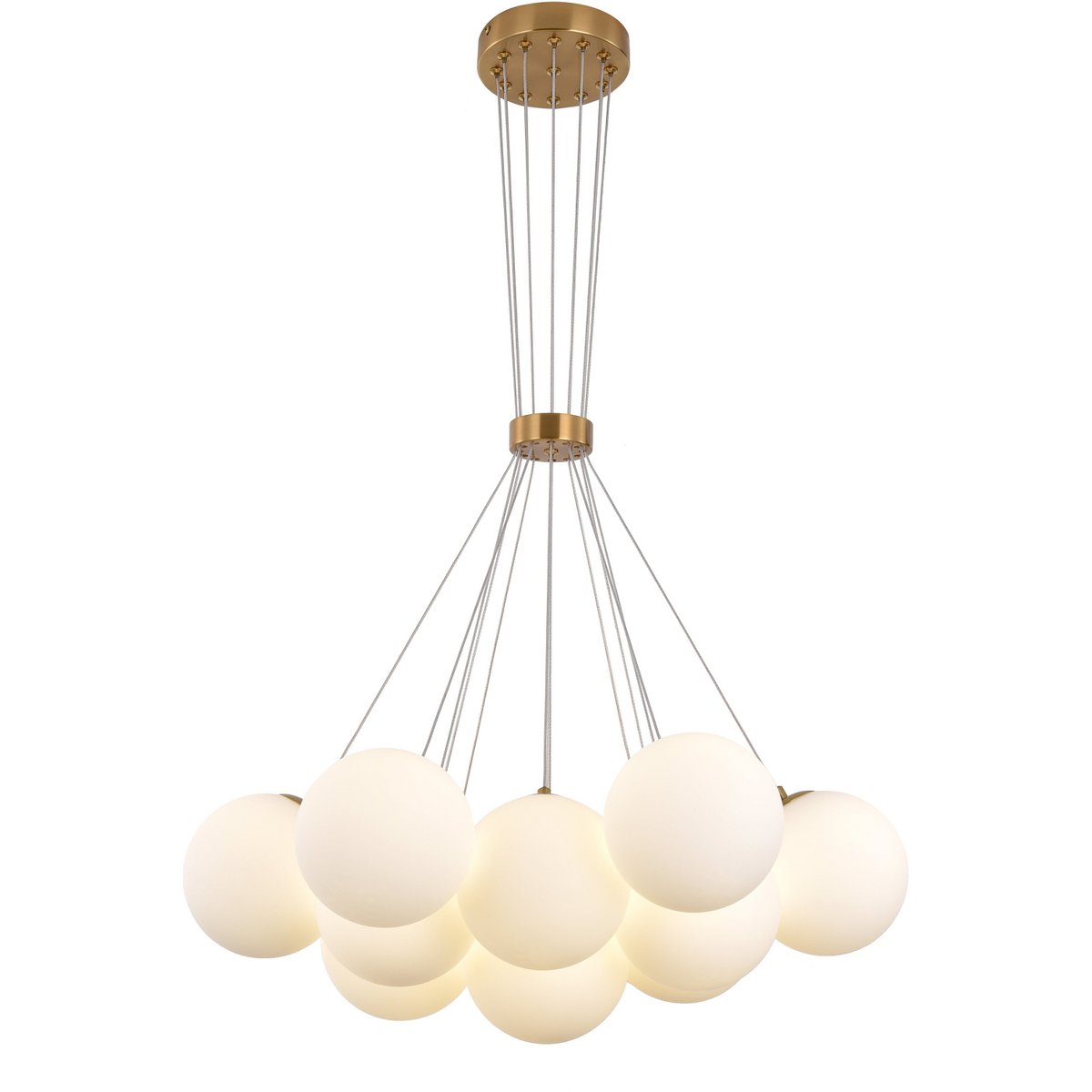 Hanglamp Jenna White Gold 13-Licht - Afbeelding 2
