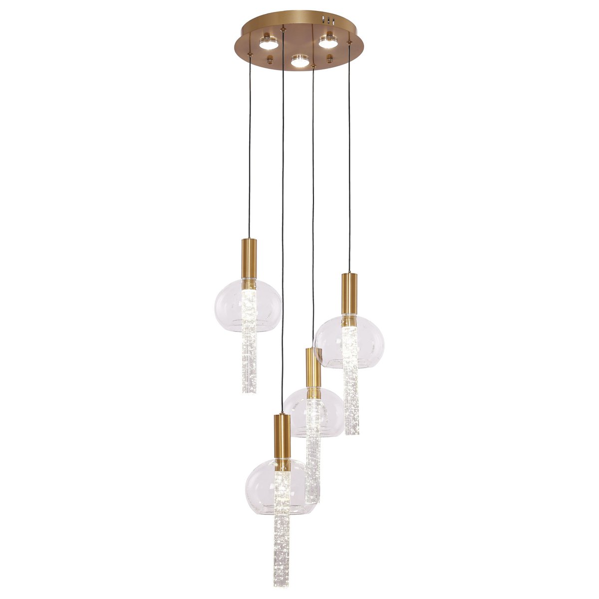 Hanglamp Tubey Copper Gold | 4 - 30cm - Afbeelding 2