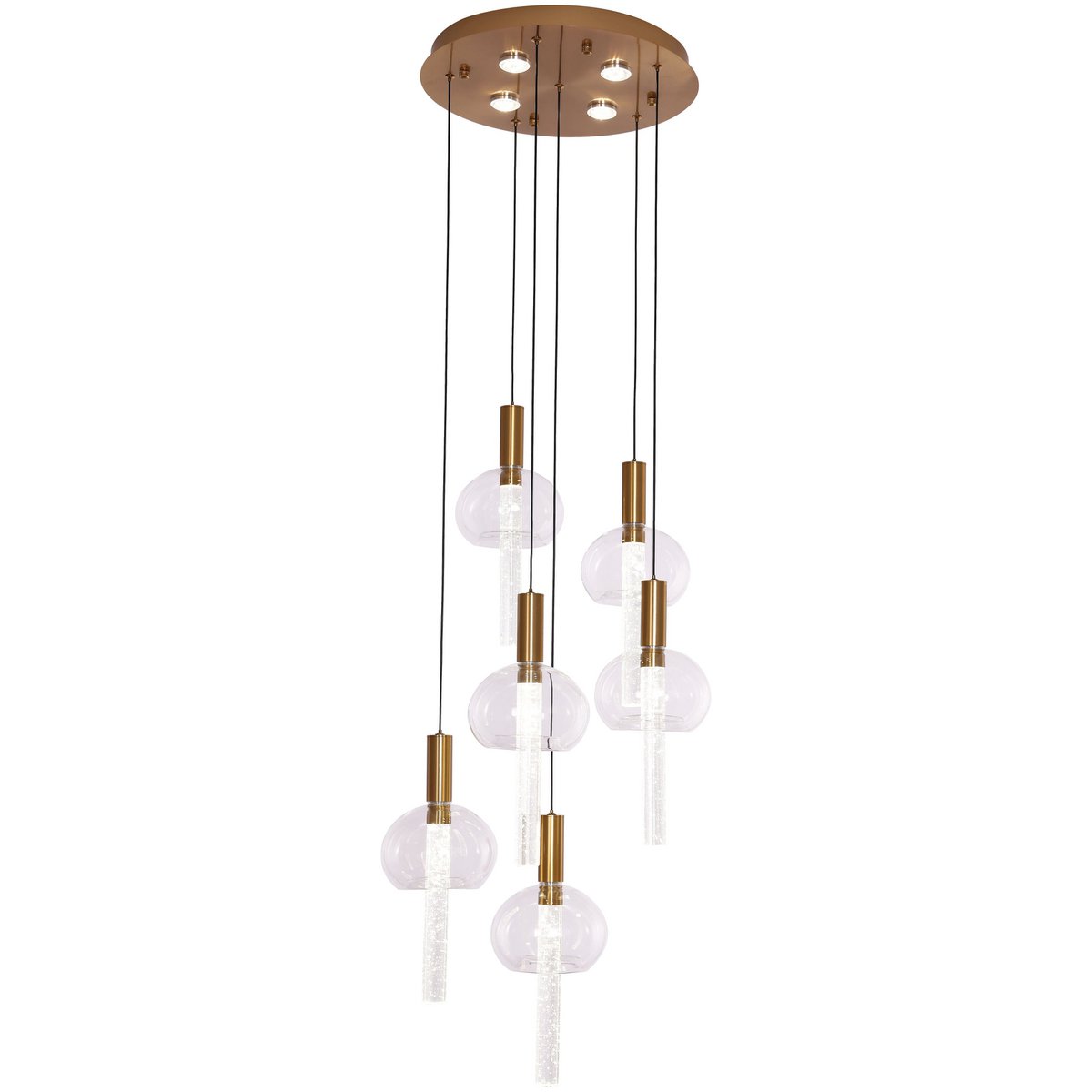 Hanglamp Tubey Copper Gold | 6 - 40cm - Afbeelding 2