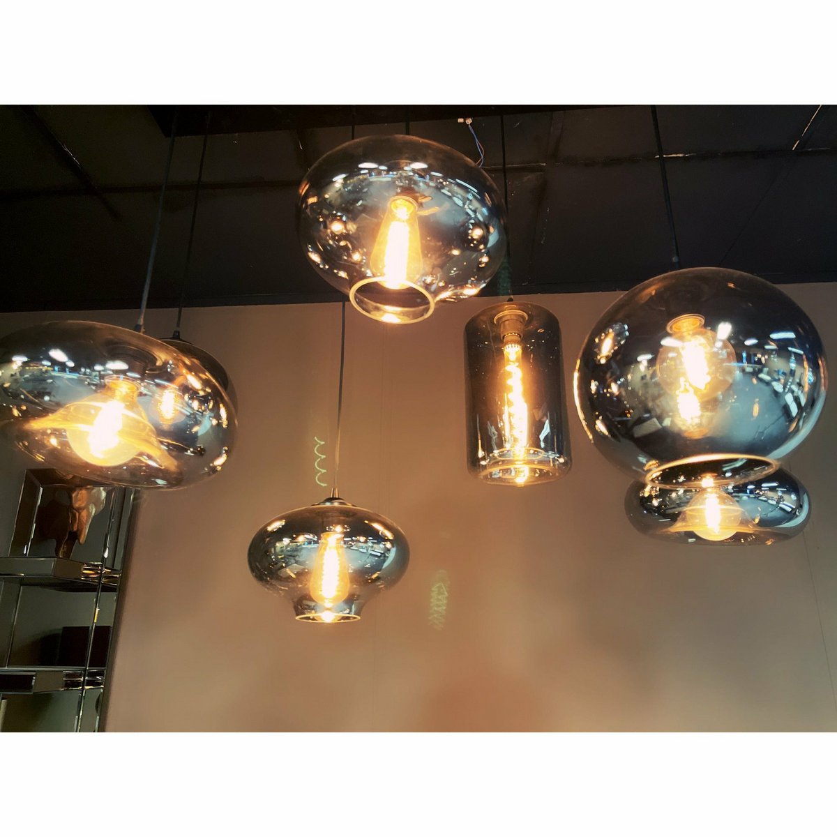 Ava Hanglamp Smoke Glas 7-Licht - Afbeelding 9