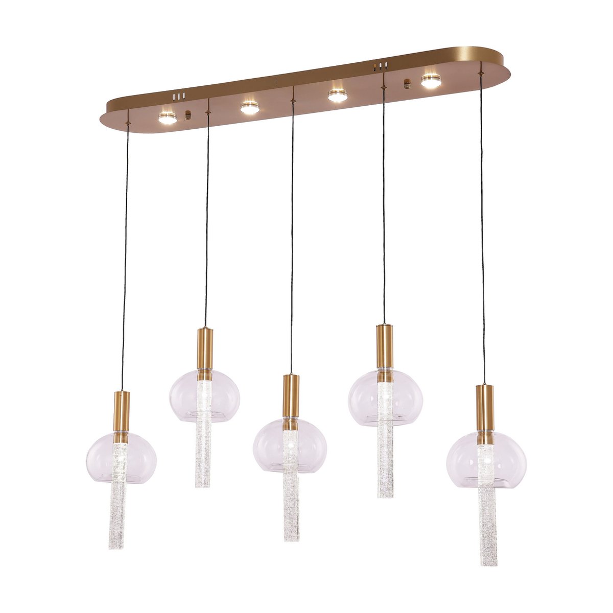 Hanglamp Tubey Copper Gold | 5 - 100x20cm - Afbeelding 2